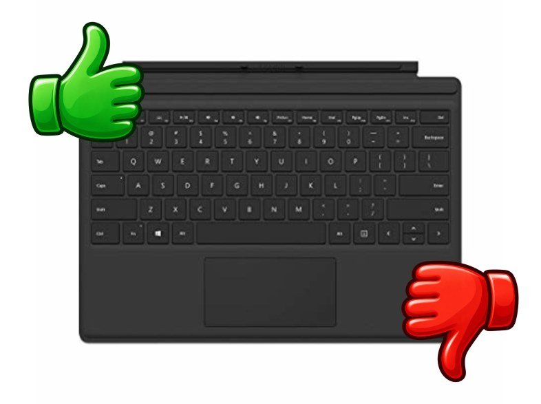 Teclado Surface Type Cover Black QJW-00012 Compatible con Surface Pro X Negro