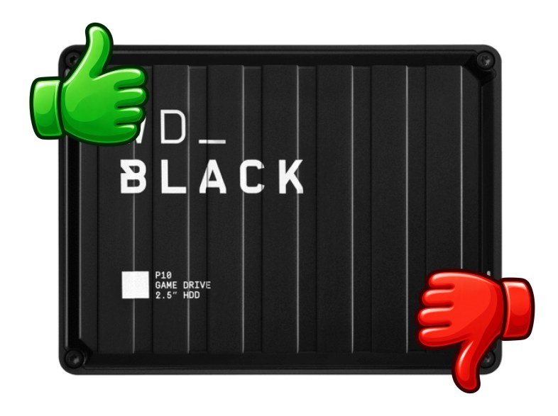Disco duro 5 TB WD Black P10 Game Drive (WDBA3A0050BBK-WESN) 5 TB 2.5 Para consolas y PC Negro