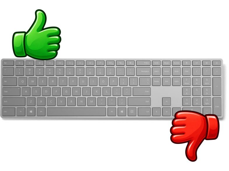 Teclado Microsoft WS2-00012 Surface Inalámbrico Bluetooth Plateado
