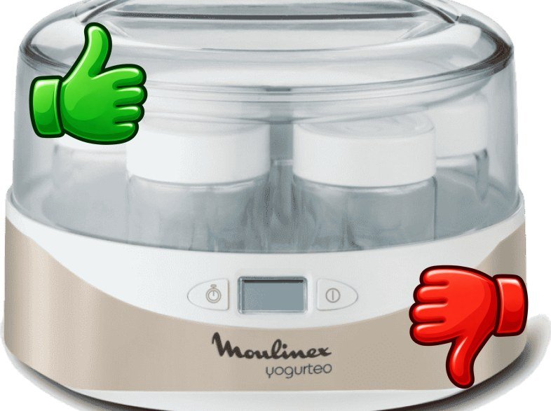 Yogurtera Moulinex Yogurteo YG231E32 13W Capacidad para 7 yogures Programable