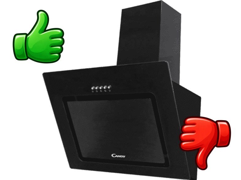 Campana Candy CVMAD60/1N De pared 3 velocidades 463m³/h 60cm ancho Filtro carbono Cristal Negro
