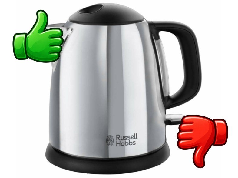 Hervidor de agua Russell Hobbs 24990-70 acero inoxidable 1 L 2200 W