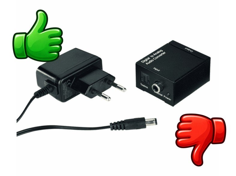 Conversor de audio Hama AC80 Analógico Negro