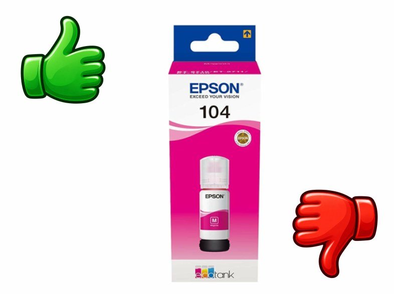 Cartucho Epson 104 EcoTank ink bottle Magenta