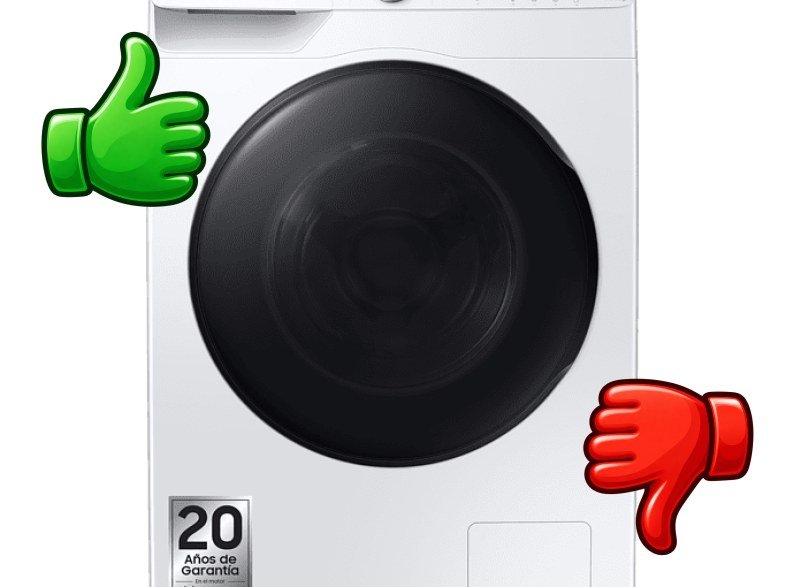Lavadora secadora Samsung WD90T534DBW/S3 9kg/6kg EcoBubble™ 1400 rpm Autodosificación 24 programas Blanco