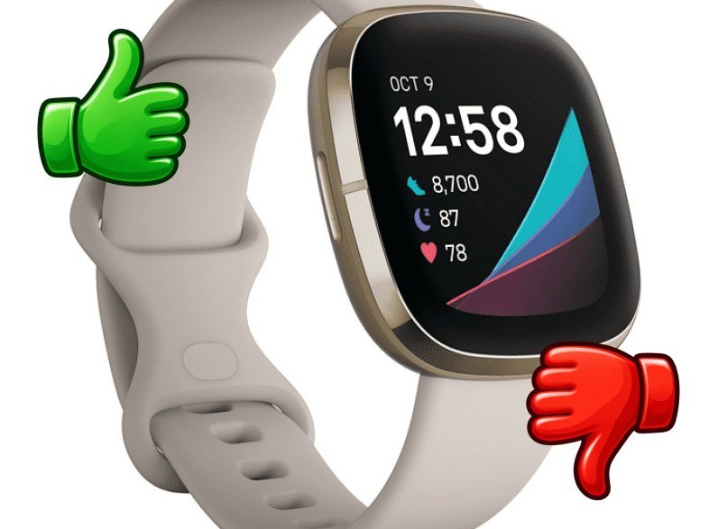 Smartwatch Fitbit Sense Blanco Marfil Avanzado de Salud Métricas de Salud exclusivas + 6 días batería.
