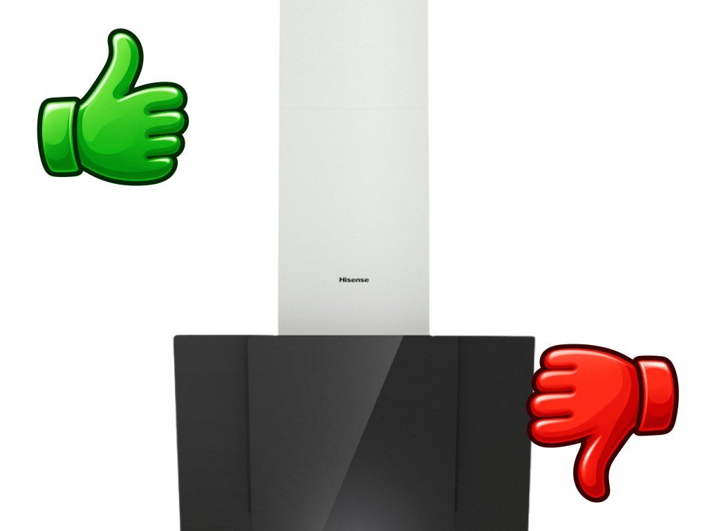 Campana Hisense CH6IN6BXBG Decorativa 3 velocidades 650 m³/h 183 W Luz LED 60 cm Negro