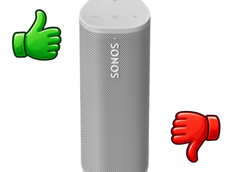 Altavoz inalámbrico Sonos SS Roam Inteligente WiFi Bluetooth Control voz IP67 Autonomía 10h Blanco