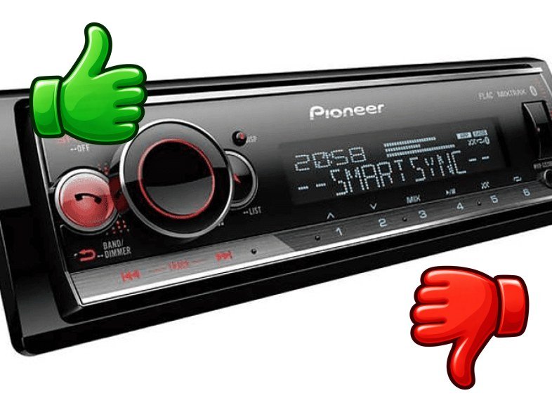 Autorradio Pioneer MVH-S520BT Bluetooth® Manos libres AppRadio Negro