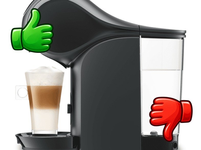 Cafetera de cápsulas Nescafé Dolce Gusto DeLonghi EDG426.GY Genio Touch 1600 W LED 0.8 L Gris