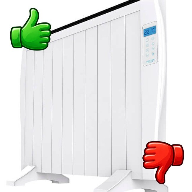 Emisor térmico Cecotec Ready Warm 2000 Thermal 1500 W Pantalla LCD Mando Blanco