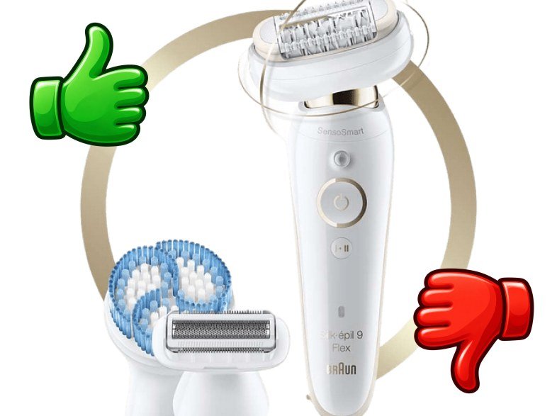 Depiladora Braun Silk-épil 9 Flex 9010 Cabezal Flexible 3 en 1 40 pinzas Depilación Fácil Blanco