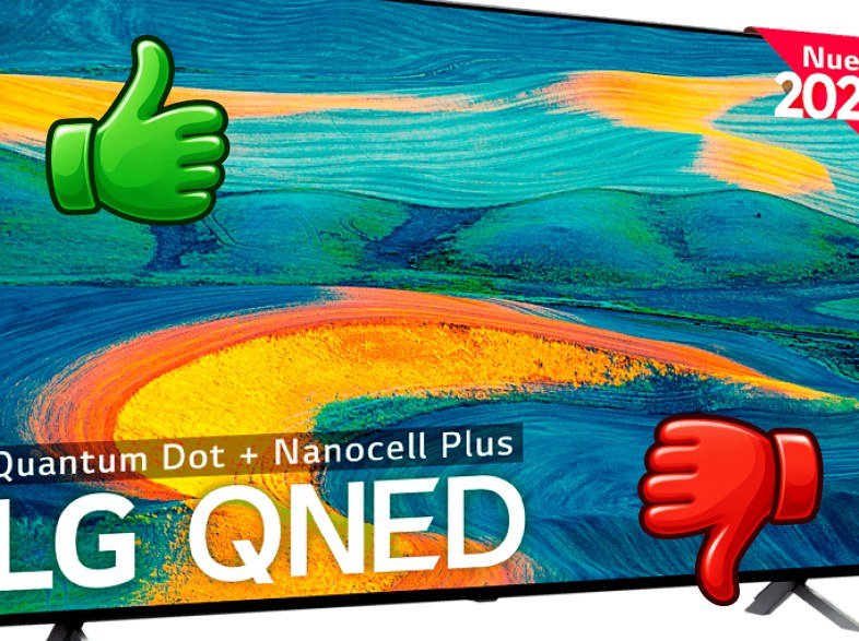 TV QNED 50 LG 50QNED7S6QA UHD 4K α5 Gen5 AI Processor 4K Smart TV DVB-T2 (H.265) Negro