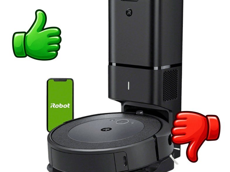 Robot aspirador iRobot Roomba i5+ (i5654) 0.4 l Autonomía 75 min Tecnologia AeroForce Control por voz Negro + Autovaciado de suciedad