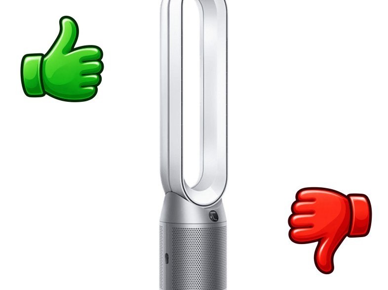 Ventilador de torre Dyson TP07 Purifier Cool™ Formaldehyde Purificador 40 W HEPA BT 4.0 WiFi Plata