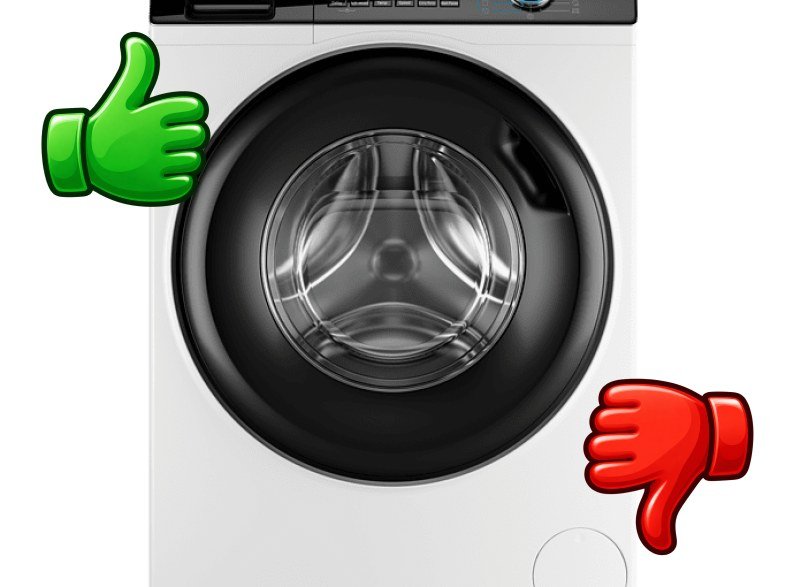 Lavadora carga frontal Haier I-Pro Series 3 HW90-BP14939-S 9kg 1400rpm Motor Inverter Vapor Antibacterias Blanco