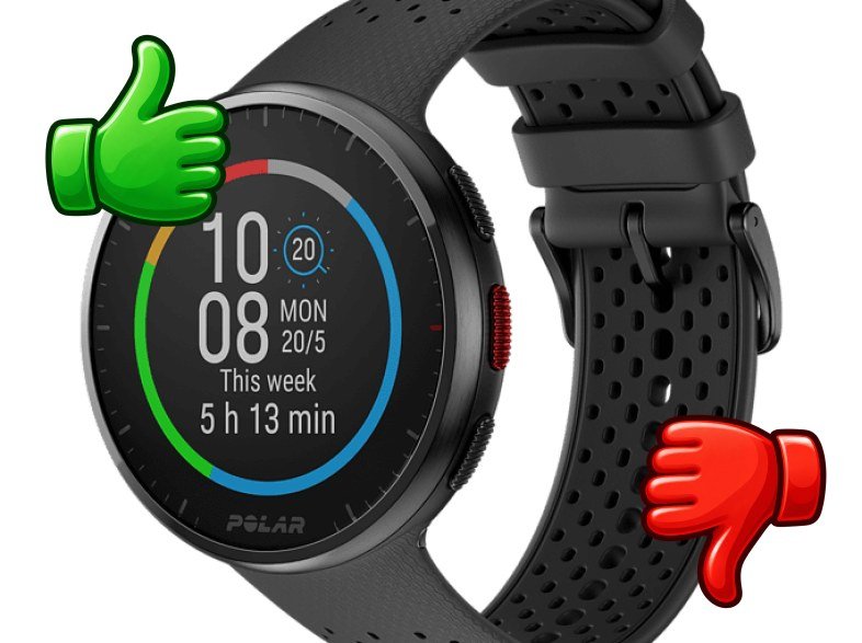 Reloj deportivo Polar Pacer Pro Negro 21 cm 1.2 GPS GLONASS Frecuencia cardíaca WR50M