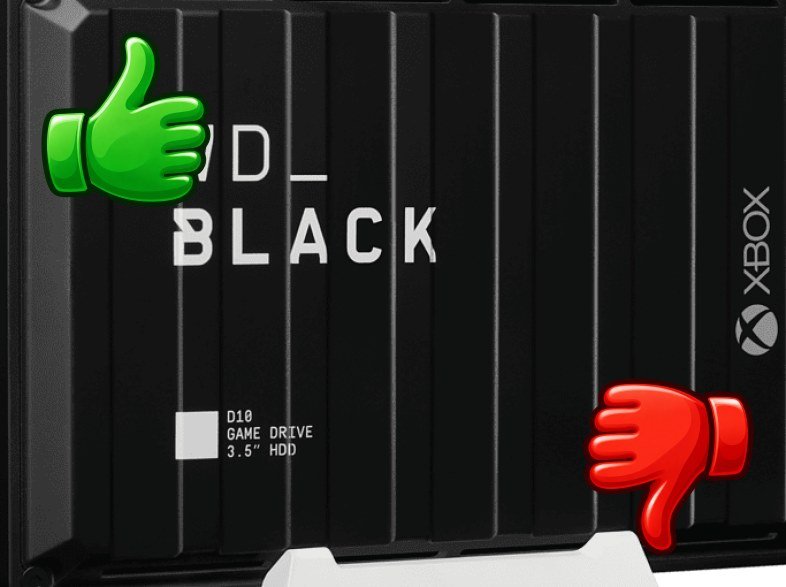 Disco duro externo 12 TB WD_BLACK D10 Game Drive Para Xbox USB 3.2 + 1 mes de Game Pass Ultimate de regalo
