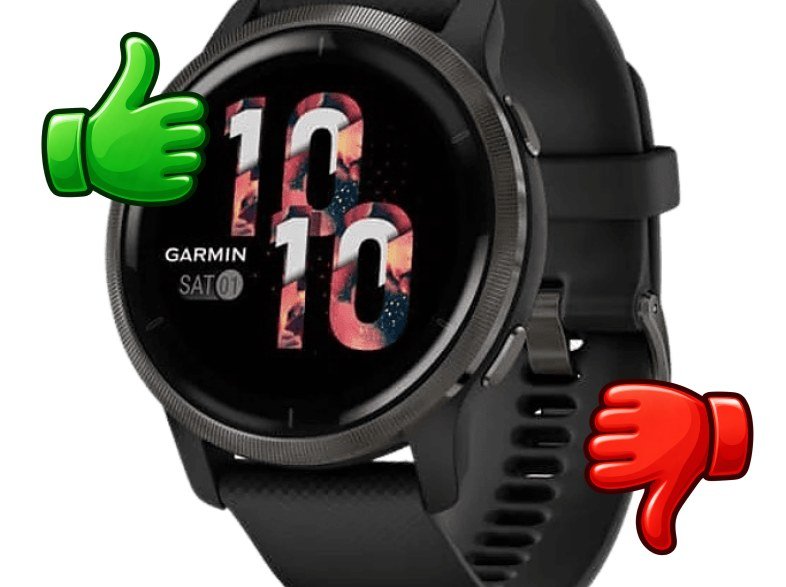 SmartWatch Garmin Venu 2 1.3 AMOLED 11 días Wi-Fi Bluetooth ANT+ GPS Brújula Pulsioxímetro Negro