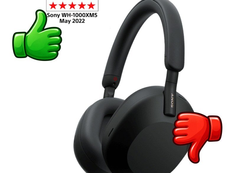 Auriculares inalámbricos Sony WH-1000XM5B Noise Cancelling 30 h Alexa y Google Assistant Micro Negro