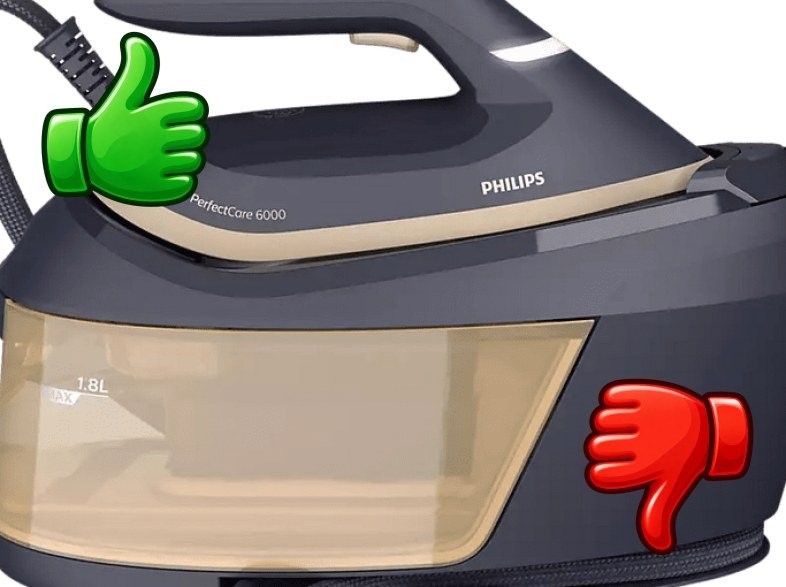 Plancha de vapor Philips PerfectCare Serie PSG6066/20 2400W 130 g/min 1.2l OptimalTEMP Hierro Gris