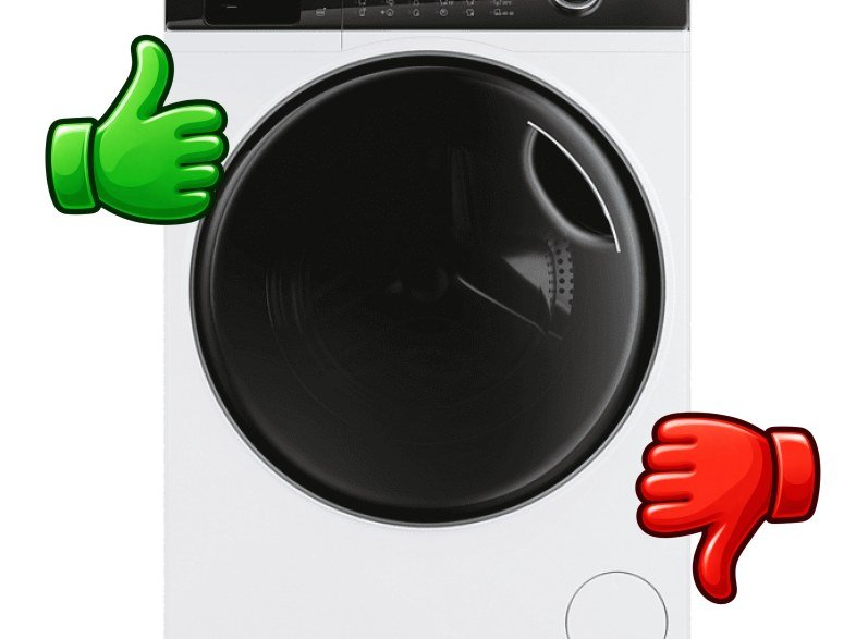 Lavadora carga frontal Haier I-Pro Series 5 HW100-B14959U1-S 10kg 1400rpm Direct Motion Wi-Fi ABT Blanco