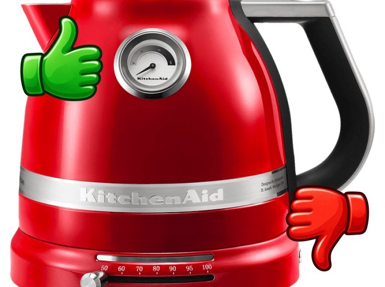 Hervidor de agua Kitchen Aid 5KEK1522EER Potencia de 2400W Capacidad 1.5L Rojo