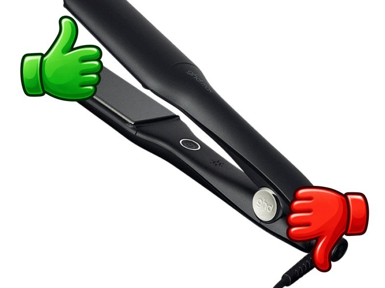 Plancha de pelo GHD Max Styler 185 °C Calentamiento rápido 30 segundos Tecnología Dual Zone Negro