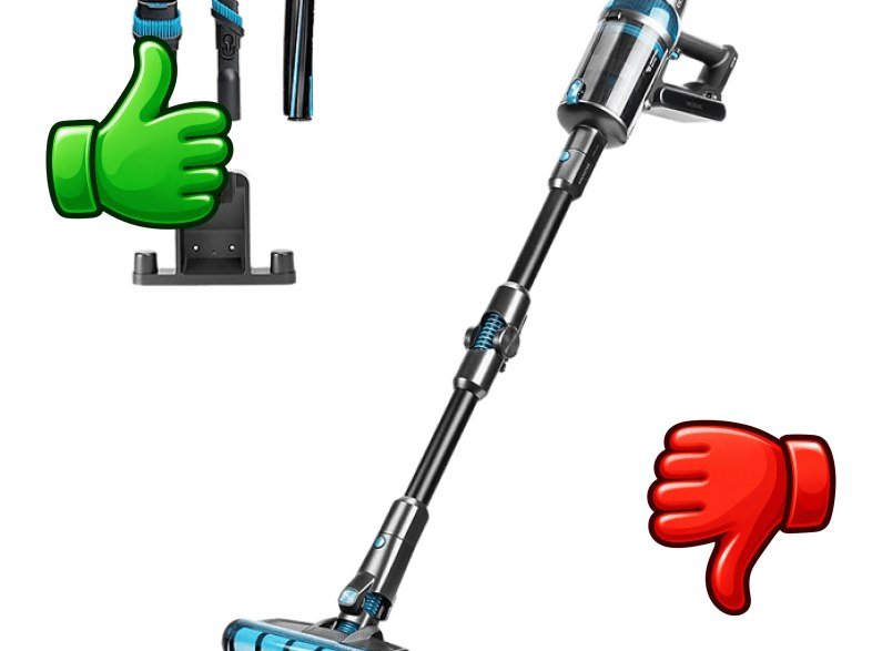 Apirador escoba Cecotec Rockstar 1500 X-treme Ergoflex 0.6 l 680 W Hasta 90 min 26 KpA Azul y Gris