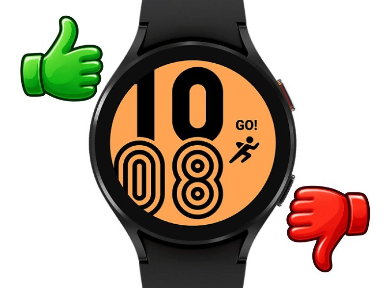 Smartwatch Samsung Watch 4 BT 44 mm 1.4 Exynos W920 16 GB 350 mAh IP68 Black