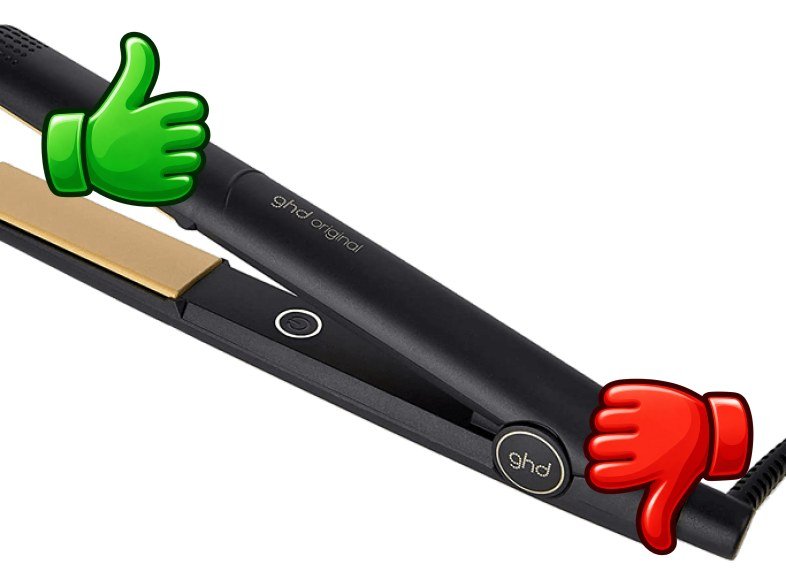 Plancha de pelo GHD New Original Styler Cerámica 185 °C Apagado automático Calentamiento en 30 s Negro