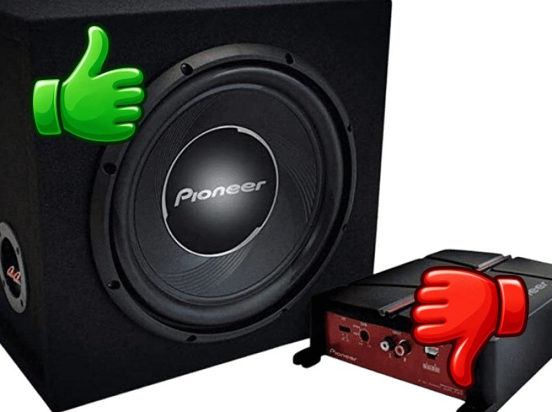 Subwoofer + Amplificador Pioneer GXT-3730-B-SET 500 W 4 Ω 22 Hz a 1.6 kHz IMPP Negro