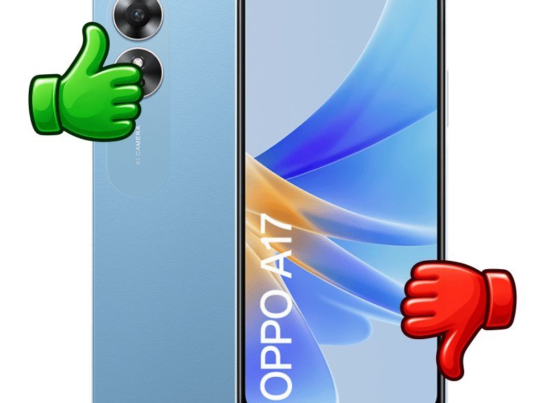 Móvil OPPO A17 Lake Blue 64 GB 4 GB RAM 6.5 HD+ MediaTek Helio G35 5000 mAh Android