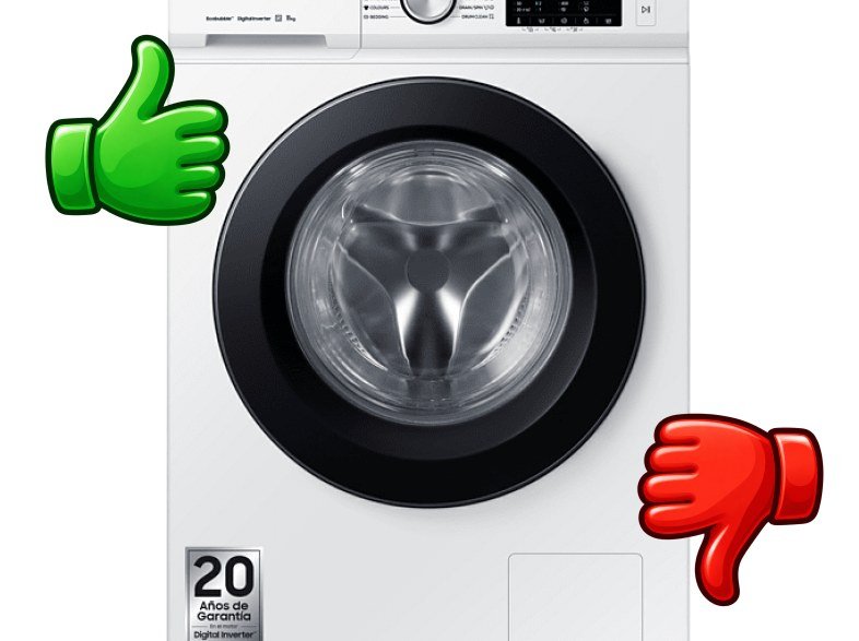 Lavadora carga frontal Samsung BESPOKE WW11BBA046AWEC 11 kg 1400 rpm Ecobubble™ SpaceMax™ 14 programas Blanco