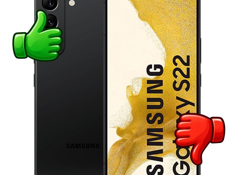 Móvil Samsung Galaxy S22 5G Black 128 GB 8 GB RAM 6.1 FHD+ 3700 mAh Android 12
