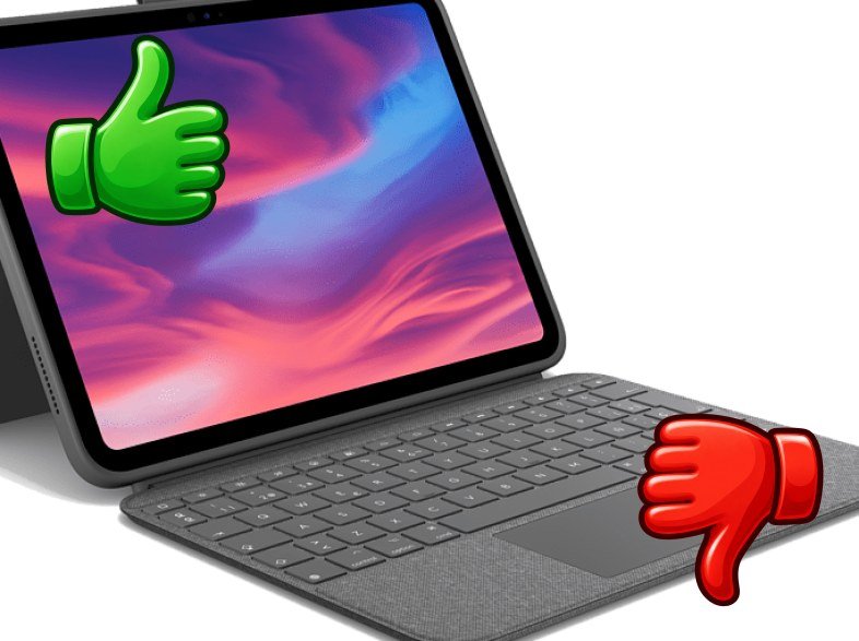 Funda con teclado Logitech Combo Touch para iPad (10.ª generación) Teclado retroiluminado