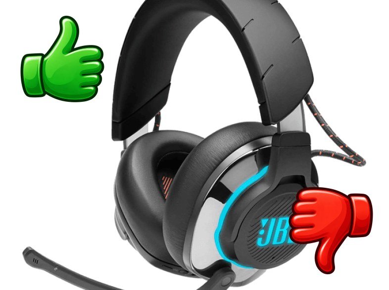 Auriculares gaming JBL JBLQ810WLBLK Bluetooth Inalámbrico y alámbrico Micrófono 43 h Negro