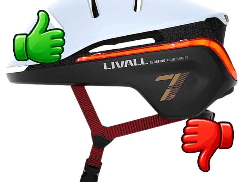 Casco Livall EVO21 L (57 61 cm) Control remoto Iluminación 360º Alarma SOS Batería 500 mAh Blanco