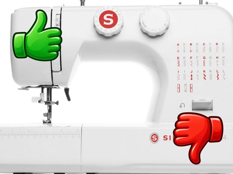 Máquina de coser Singer SM024-RD 24 Puntadas útiles Luz LED Enhebrador automático Blanco/Rojo