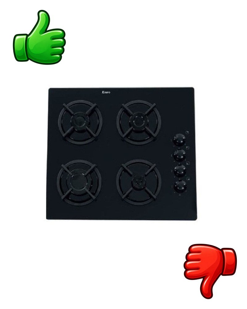 Placa de gas KYMPO ESO111ASFGBC Fogones Gas
