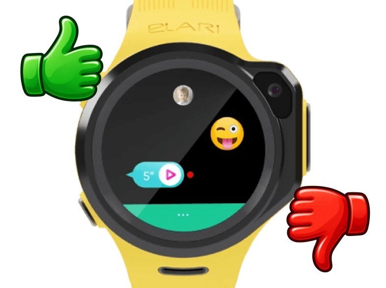 Smartwatch Elari KidPhone 4GR Para niños 1.3 48 horas 4G Bluetooth IP67 Wi-Fi GPS Amarillo