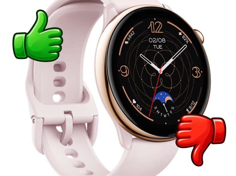 Smartwatch Amazfit GTR Mini 20 mm BioTracker 3.0™ GPS Bluetooth AMOLED Batería 14 días Misty Pink