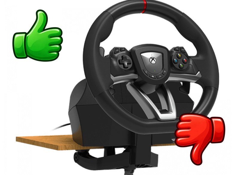 Volante Hori Racing Wheel Overdrive Para Xbox Series X | S Xbox One y Windows 10 Negro