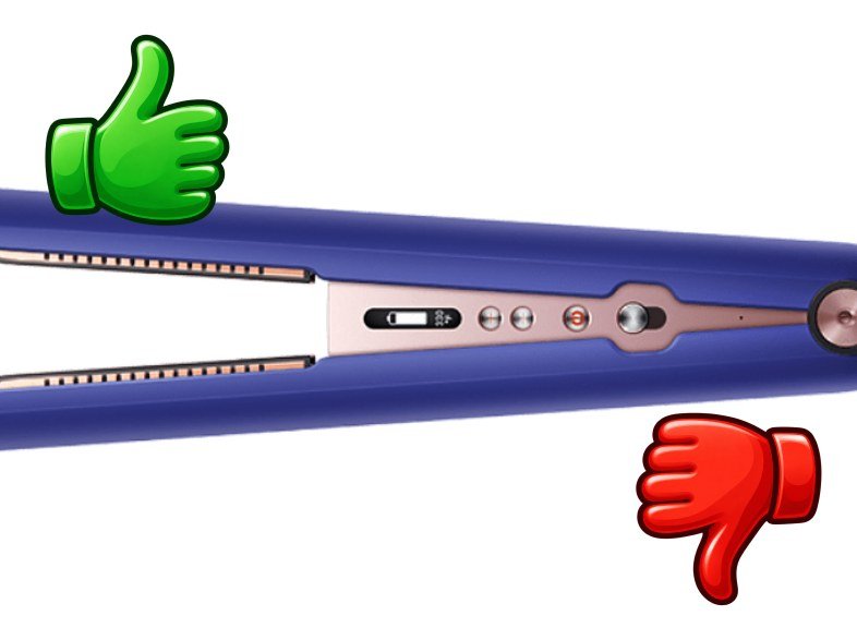 Plancha de pelo Dyson Corrale Q4 Gifting 2022 Placas flexibles Con o Sin cable Edición Especial Bolsa de viaje 210°C Azul Índigo/ Rosa